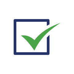 Check Mark, Checklist, Tick Icon Vector Logo Template