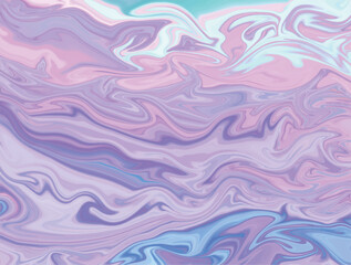 holographic lilac marble liquid background vector illustration