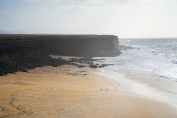 Cliffs over Piedra playa (