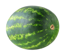 One isolated watermelon