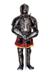 A vintage european full body armor suit