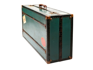 antique leather suitcase