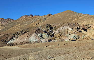 Mountains Range with Artists Palette - Death Valley NP, California