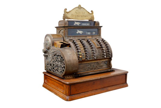 Old cash register
