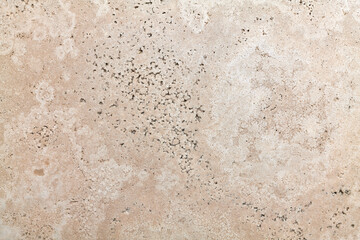 Texture di un pavimento in marmo travertino ad alta risoluzione con diversi motivi e dettagli