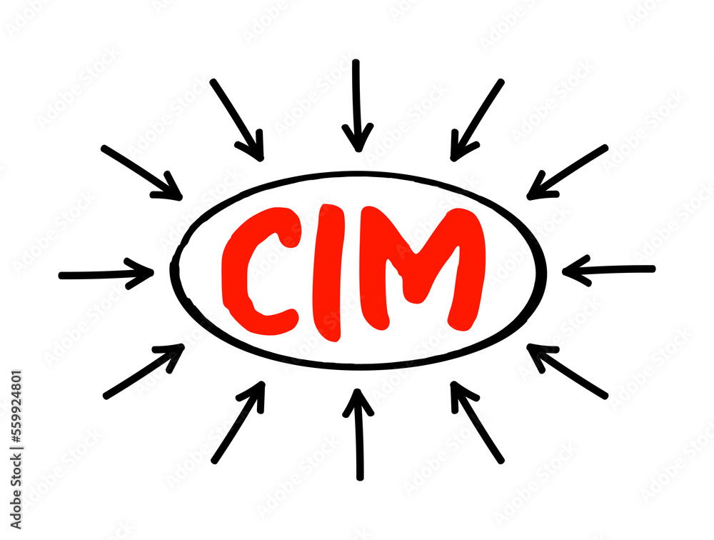 Poster cim common information model - open standard that defines how managed elements in an it environment 