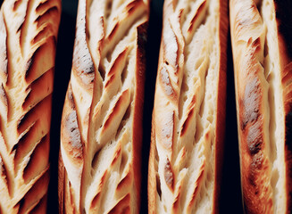 Baguette bread  illustration 1