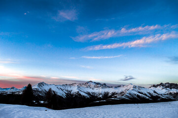 winter mountain landscape