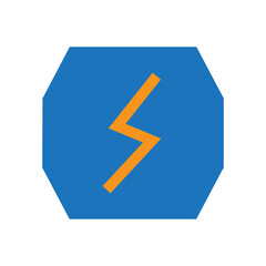 Flash Flat Icon