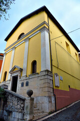 Fototapeta na wymiar church of santa chiara Fiuggi Italy