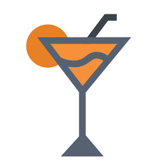 Cocktail Flat Icon