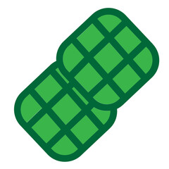 Ketupat Flat Icon