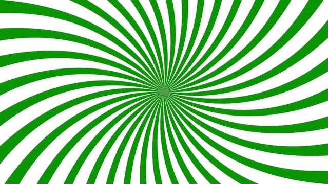 hypnosis trip video green white