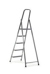 Maintenance ladder on white background