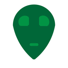 Alien Flat Icon