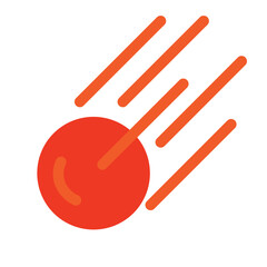 Asteroid Flat Icon