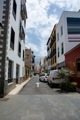 Fototapeta na wymiar A street in the City Puerto de la Cruz, Tenerife, Spain