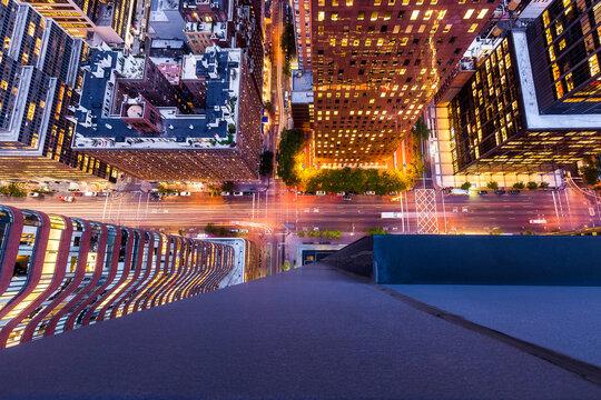 Skyscraper Views - New York City Manhattan Night Photography