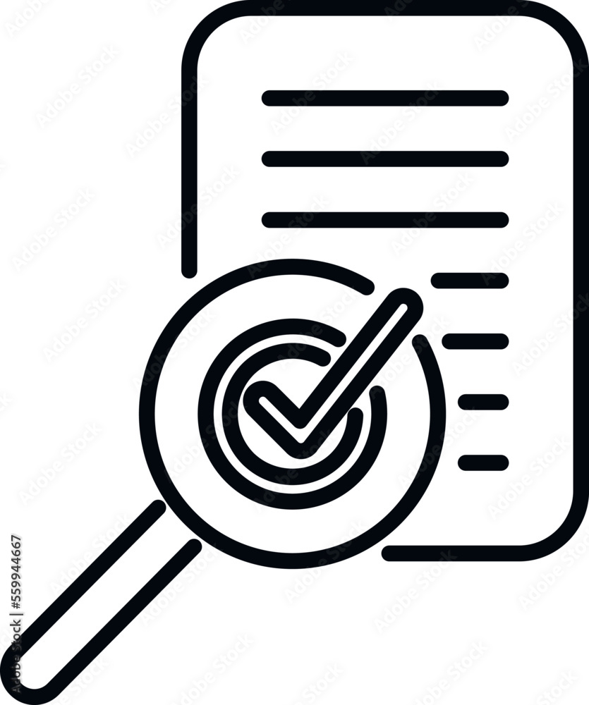 Sticker Search task shedule icon outline vector. Person calendar. Time event