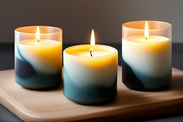 Fototapeta na wymiar Beautiful candles