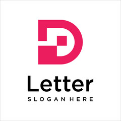 Letter D Logo Vector Template Abstract Monogram