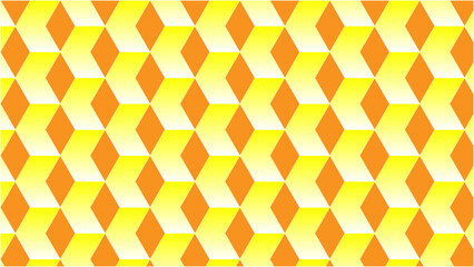 YELLOW COLOR THREE-DIMENSIONAL BOX BACKGROUND