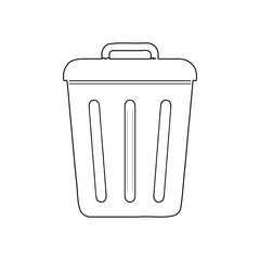 lineart drawing of household tools with transparent background for learn to coloring