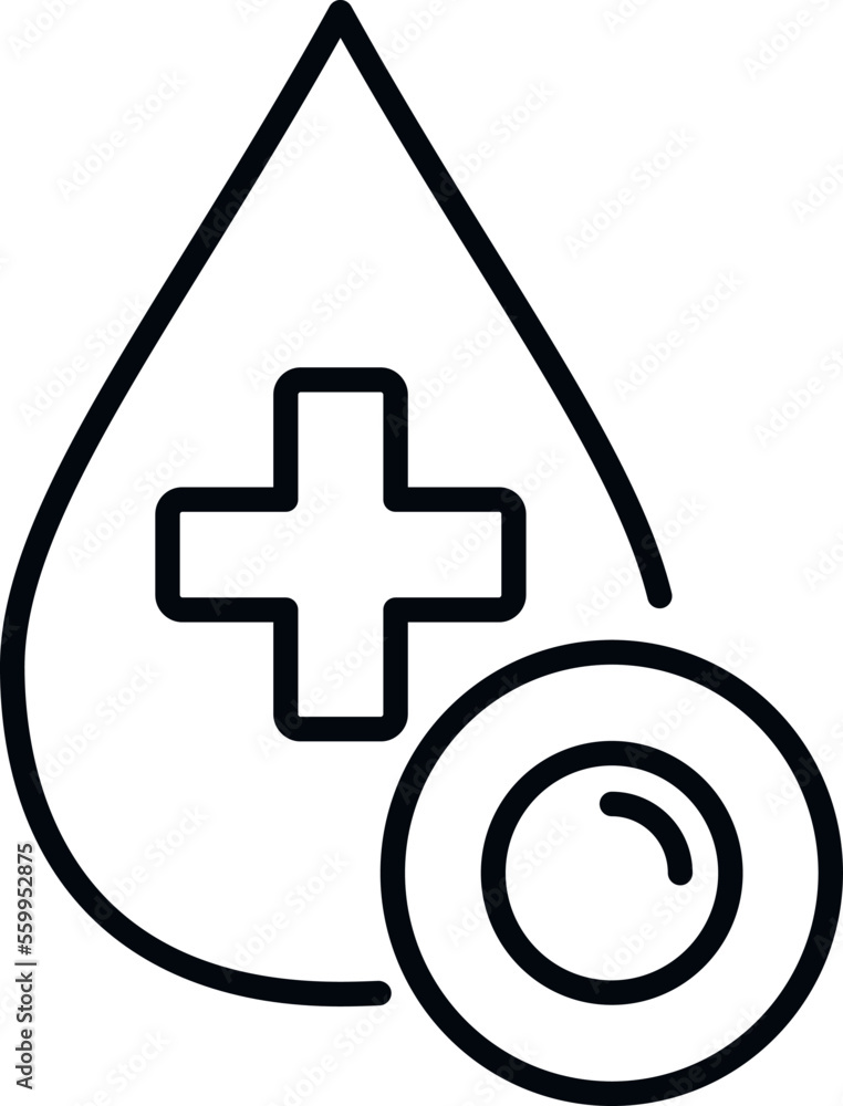 Poster Menthol cough drops icon outline vector. Sore remedy. Candy medicine