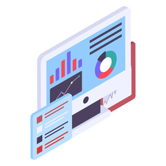 Merger analysis isometric Concept, Acquisition due diligence studies Vector Icon Design, Business Finance Symbol, Treasury and Capital Budget Sign, Financial Planning, Analysis and Control stock illus