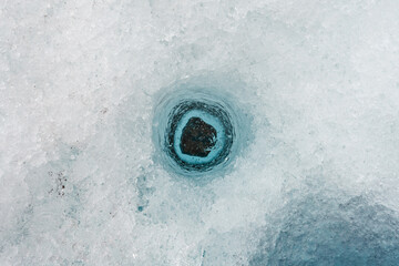 hole in glacier