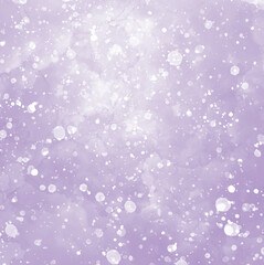 Abstract purple paint color with white dot background, purple cloud pattern background, greeting card background idea
