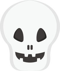 Skull and crossbones vector, comic, cartoon, logo