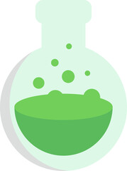 Vector, comic, cartoon, sign of chemical potion