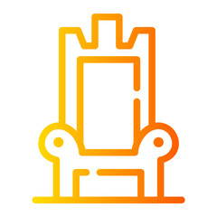 throne gradient icon
