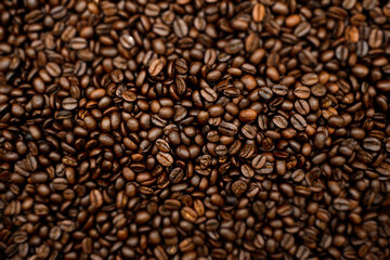 Fototapeta premium coffee beans texture