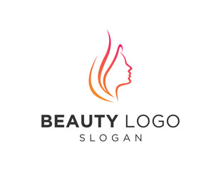Logo design about Beauty on a white background. created using the CorelDraw application.