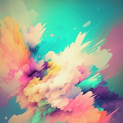 Background Color Pastel Wallpaper.Generative AI