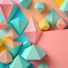 Fototapeta premium Background Color Pastel Wallpaper.Generative AI