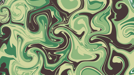 Abstract marble texture background pattern green army modern design vector