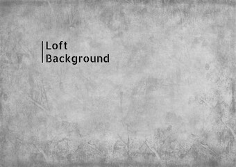 Loft texture abstract background. Grey cement or concrete wall surface. Grunge abstract background. Empty dark background use to present product, card, brochure, display or template.