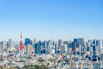 日本の首都東京都の風景