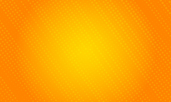 Orange gradient ray burst background vector design