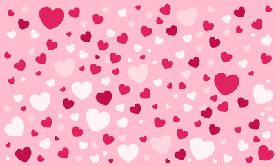 Fototapeta na wymiar Happy Valentine's days of background. vector design