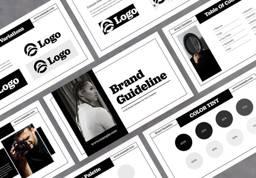 Brand Guideline Design Web Template