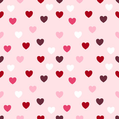 seamless pattern with hearts