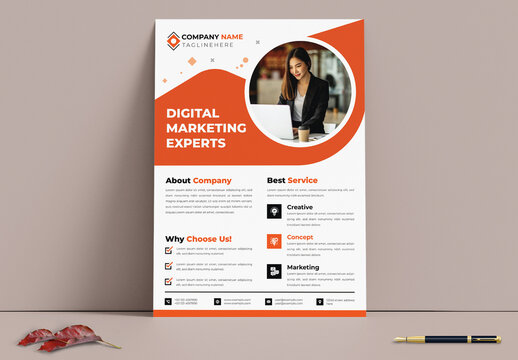 Digital Marketing Experts Flyer