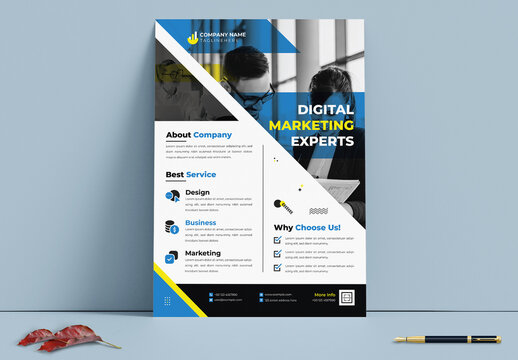 Digital Marketing Flyer Design Layout