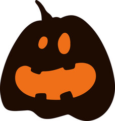 vintage halloween ornament illustration 