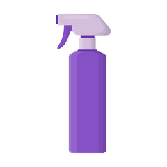 Air freshener with mechanical manual dispenser vector illustration. Liquid with fresh smell in bottle, diffuser or spray isolated on white background