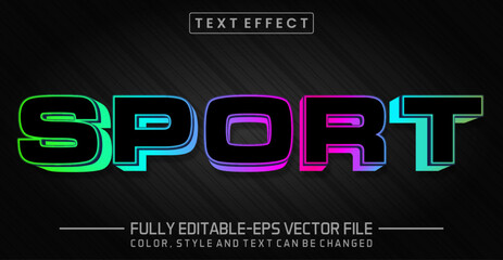Editable Sport text effect - Sport text style theme